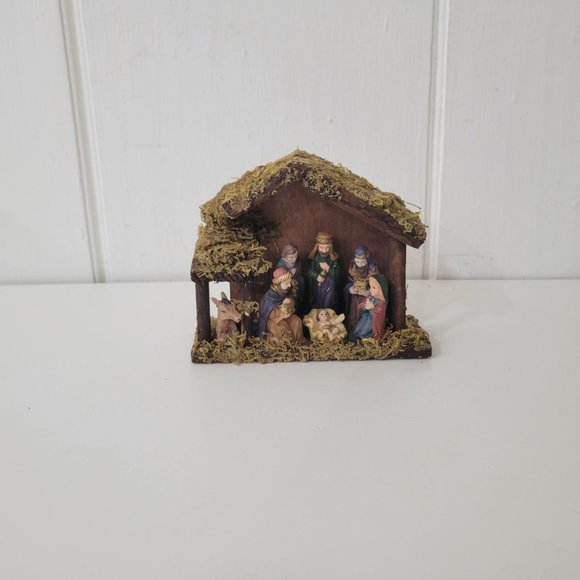 Mini Christmas Nativity Enesco Vintage 2002 - Picture 7 of 8